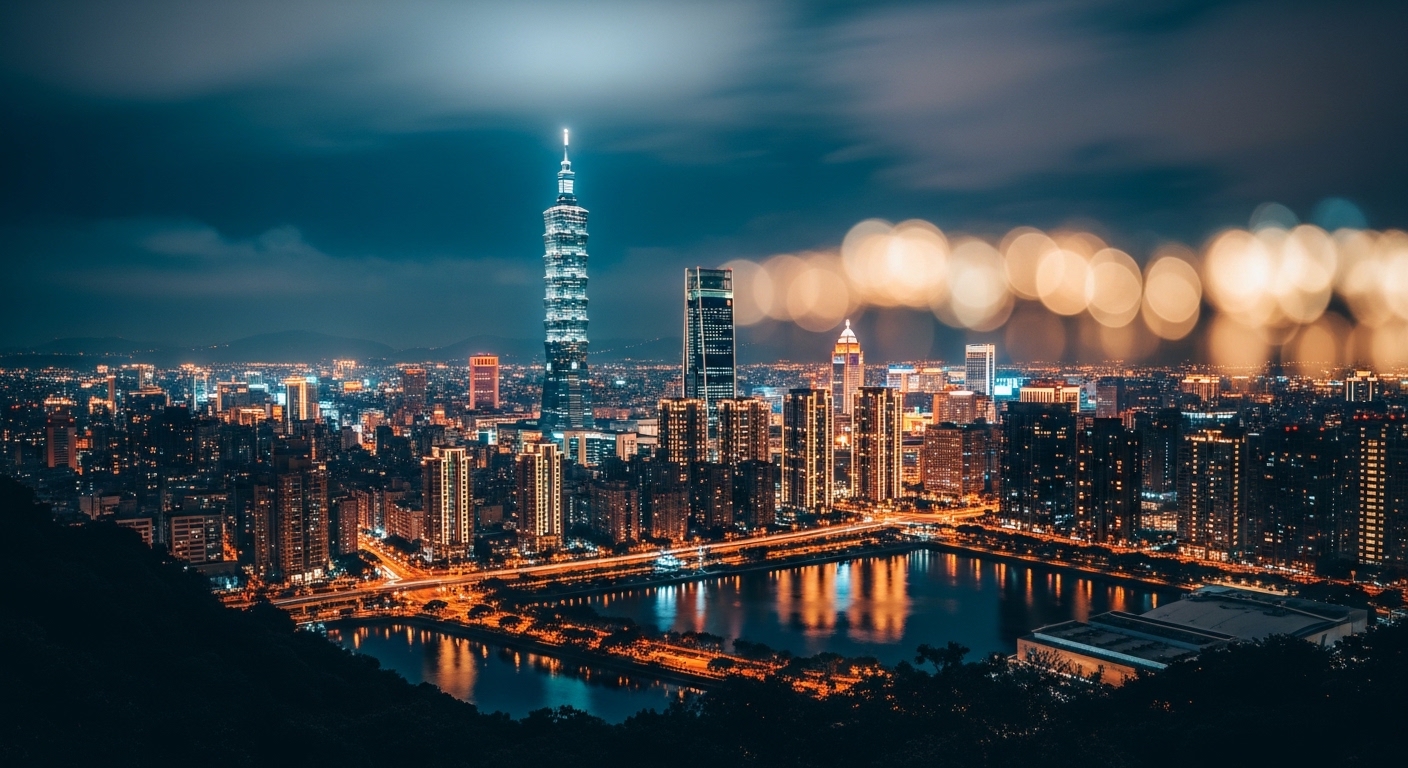 酒店經紀產業觀察夜景意象，唯美風格