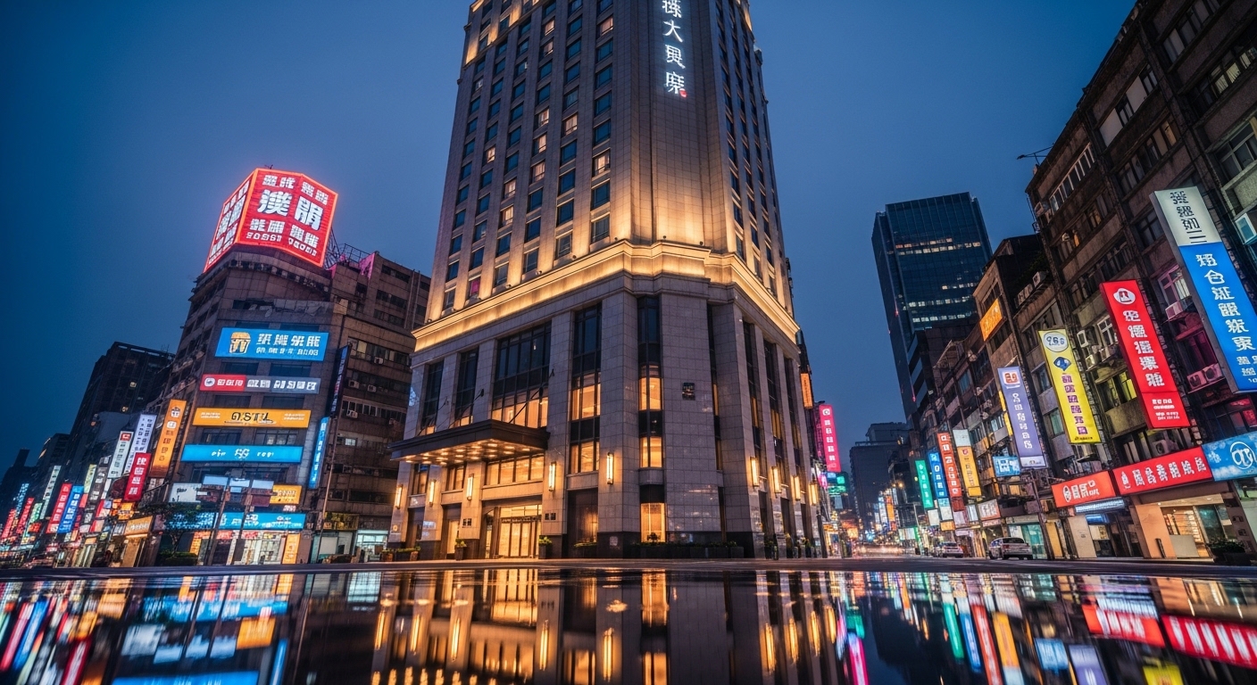 飯店酒吧與酒店產業差別示意：專業工作場景