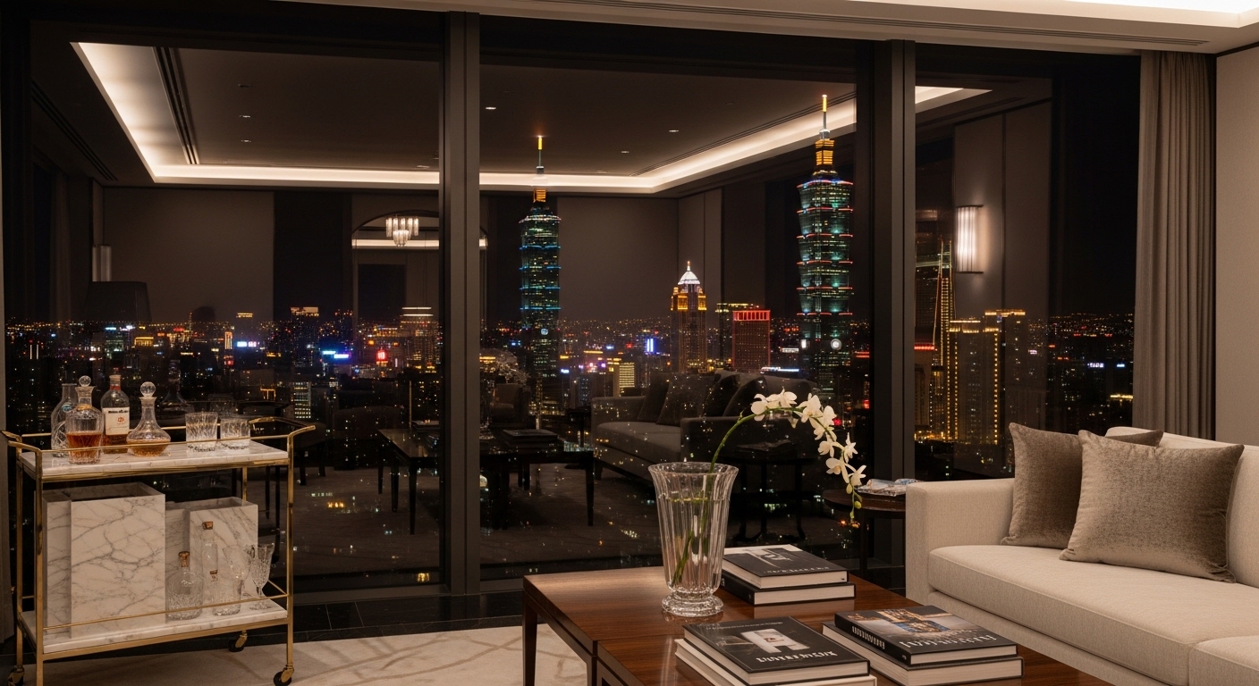 40 歲酒店銀髮女性職涯意象