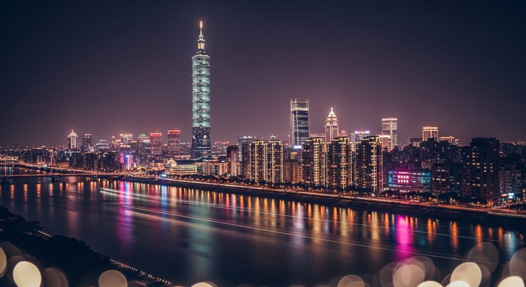 唯美酒店經紀專業形象夜景設計：台北夜晚城市景觀