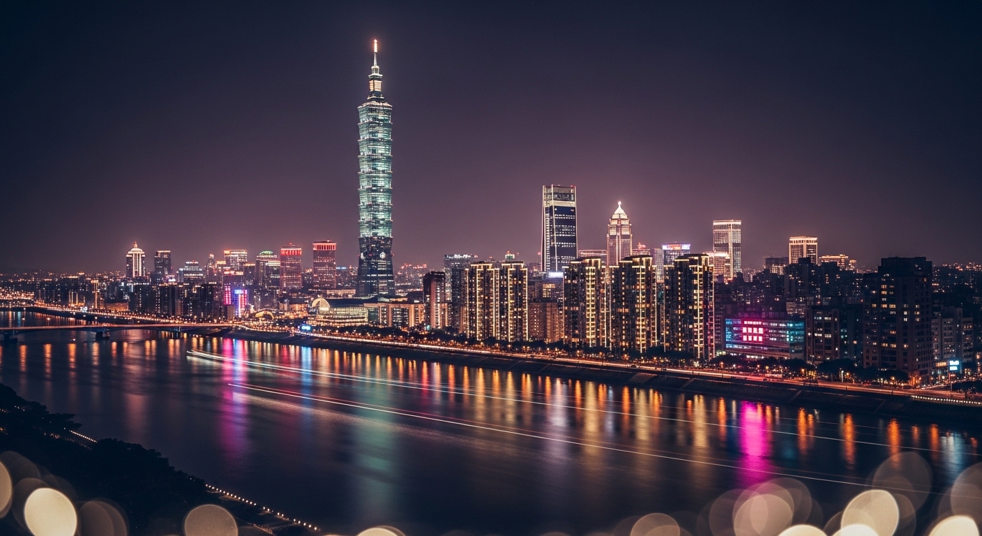 唯美酒店經紀專業形象夜景設計：台北夜晚城市景觀