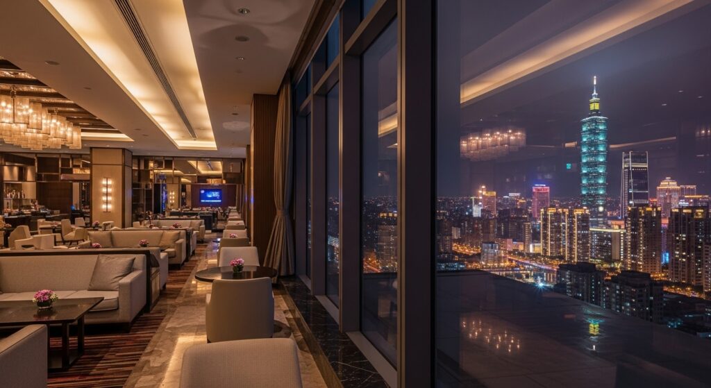 酒店保養在夜間的護膚策略與夜班工作情境示意， emphasizing 健康與專業