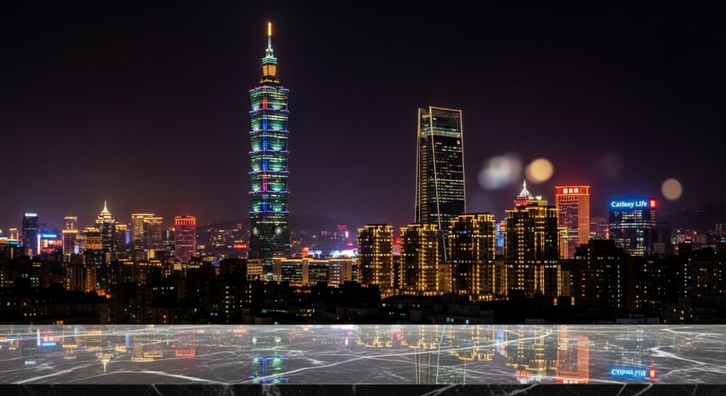 夜晚都會風格的酒店標籤主題海報，專業成長指引