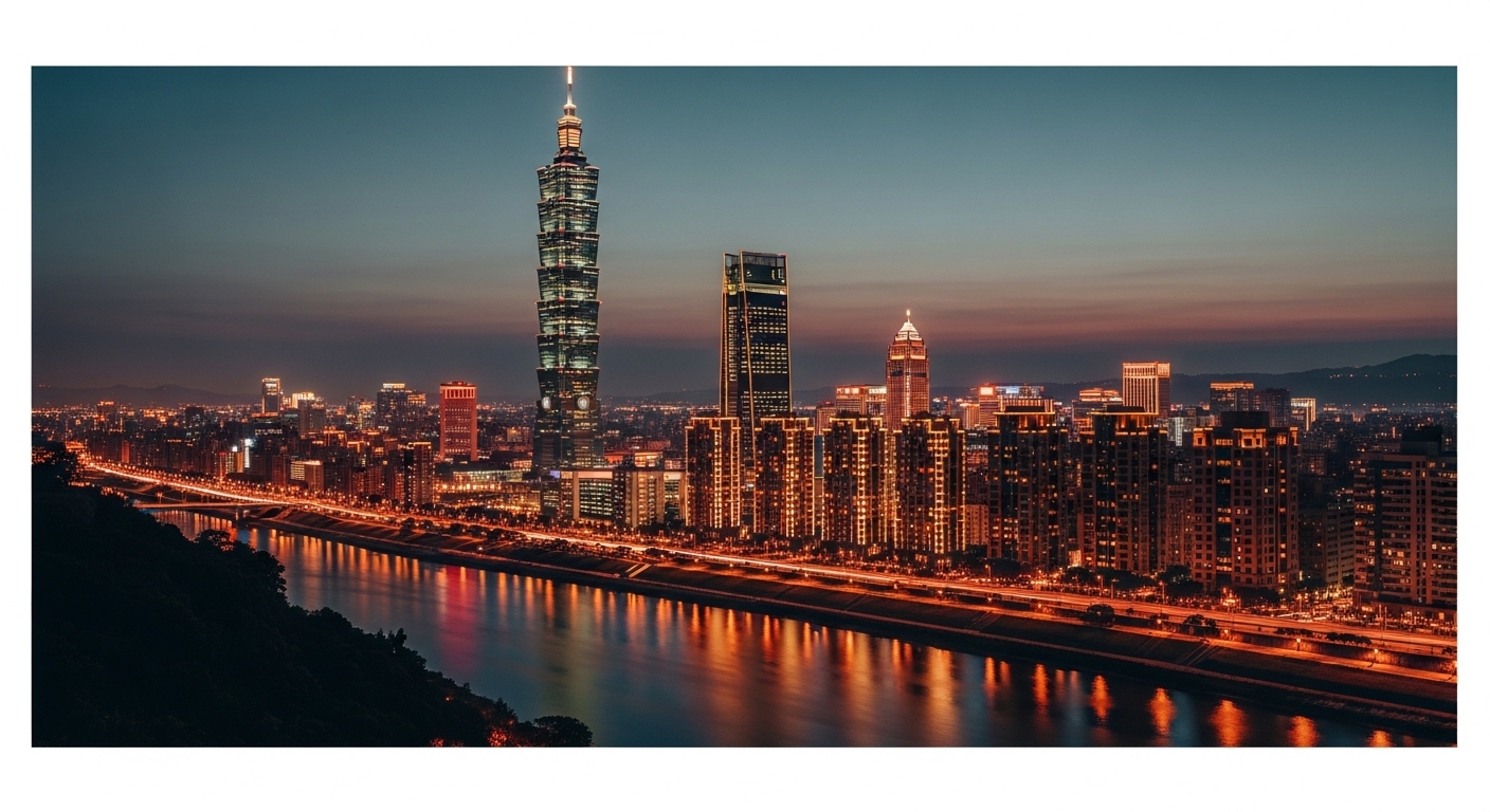 夜景中的酒店工作氛圍，專業與自我保護為主，主關鍵字酒店賭博