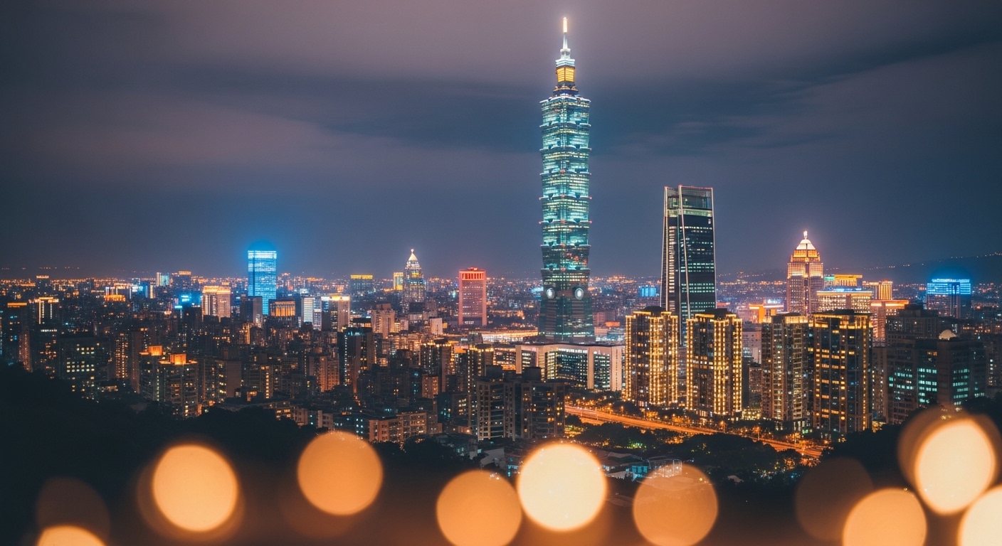 酒店經紀產業相關夜景與專業女性指導意象