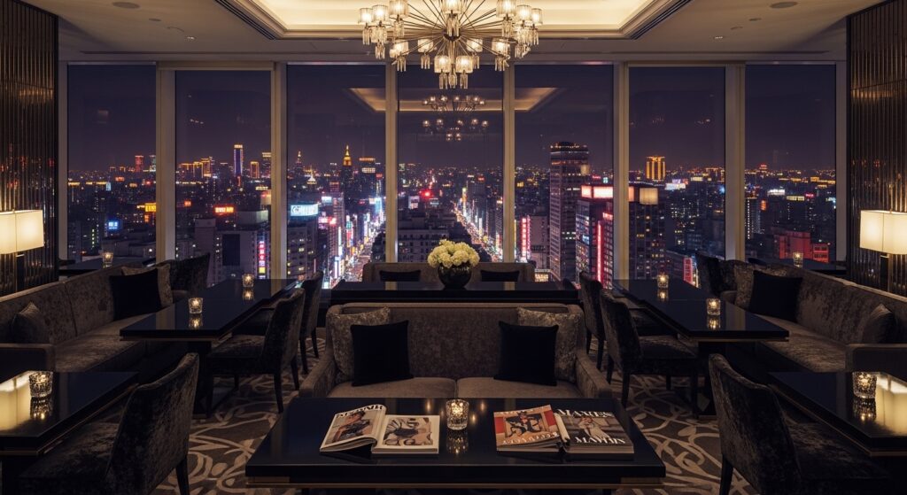 酒店報稅與財務規劃的專業視角，夜景背景中的唯美酒店經紀