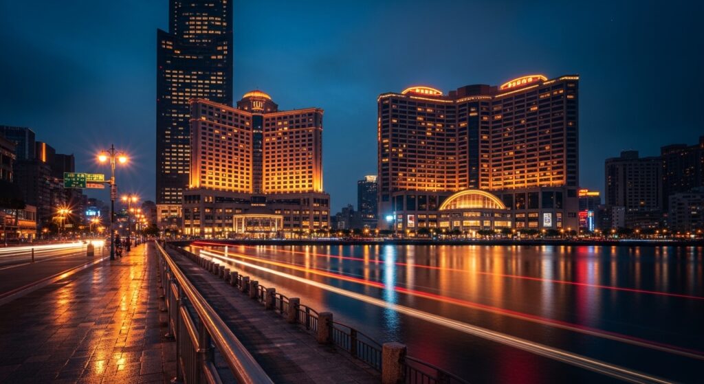 高雄酒店工作場域夜景與專業形象