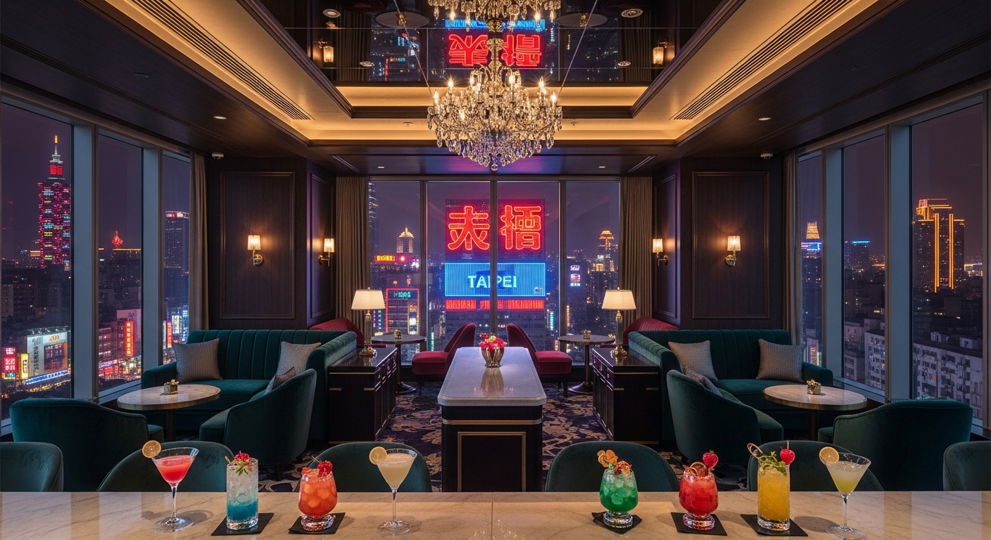 科技客戶在酒店的偏好觀察示意圖，呈現半導體與軟體客群的差異