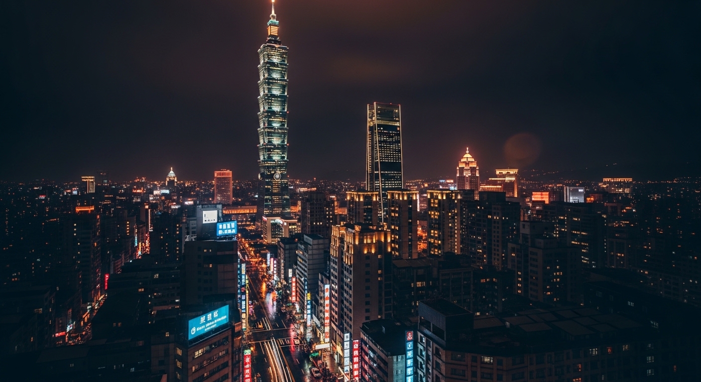 單親媽媽酒店工作情境示意圖，夜景氛圍與工作場景